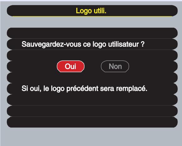 EPSON EMP-73 - Sélectionnez "Oui" dans l'écran de confirmation, puis appuyez sur la touche [Enter]. - 1