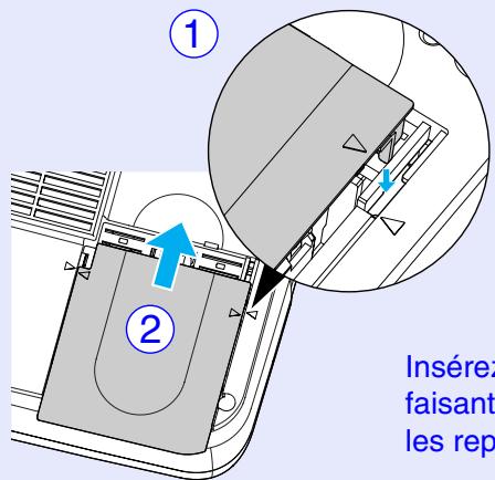 EPSON EMP-73 - Remontez le couvercle de la lampe. - 1