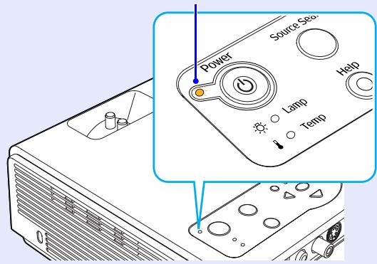 EPSON EMP-732 - Appuyez à nouveau sur la touche [power]. - 1