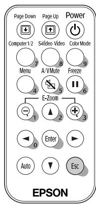 EPSON EMP-74 - Clic du bouton droit de la souris - 1