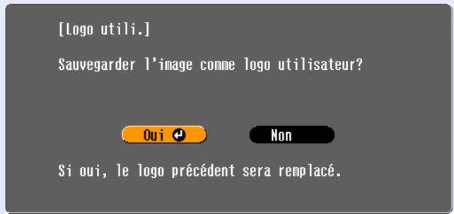EPSON EMP-74 - Sélectionnez "Oui" dans l'écran de confirmation, puis appuyez sur la touche [Enter]. - 1
