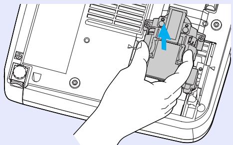 EPSON EMP-74 - Sortez la lampe. - 1