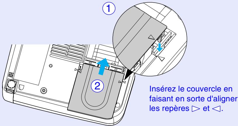 EPSON EMP-74L - Remontez le couvercle de la lampe. - 1