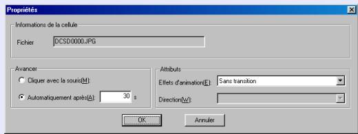 EPSON EMP-755 - Fait apparaître la fenêtre des propriétés. réglez les éléments dans le tableau suivant, puis cliquez sur la touche "OK". - 1