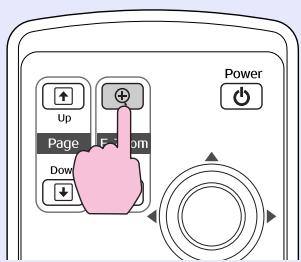 EPSON EMP-760 - Appuyez sur la touche [E-Zoom  ] de la télécommande. - 1