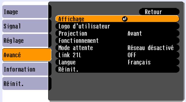 EPSON EMP-760 - Confirmez la seLECTION. - 1