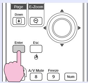 EPSON EMP-760 - Confirmez la selection. - 1