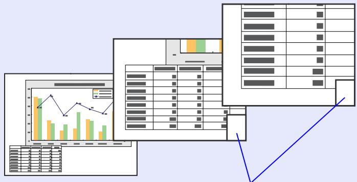 EPSON EMP-760 - Si vous appuyez sur la touche [ ] , vous agrandissez la partie de l'image qui se trouve autour de la croix. Si vous appuyez sur la touche [ ] , l'image agrandie est alors réduite. - 1