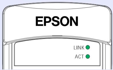 EPSON EMP-760 - État duvoyant d'accès de la carte réseau local sans fil - 1