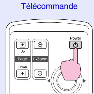 EPSON EMP-760 - Appuyez sur la touche [Power]. - 1