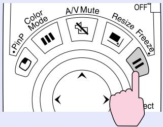 EPSON EMP-7850 - Appuyez sur la touche [Freeze] de la télécommande. - 1