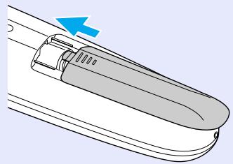 EPSON EMP-7850 - Remontez le couvercle du compartiment à piles. - 1