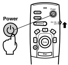 EPSON EMP-8150NL - Début de la projection - 2