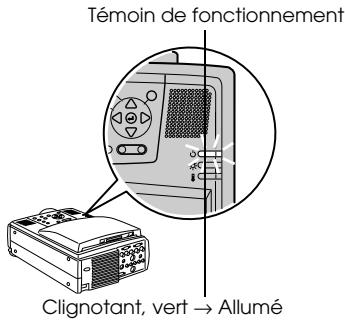 EPSON EMP-8150NL - Début de la projection - 3