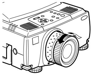 EPSON EMP-8150NL - Réglage de la mise au point - 1