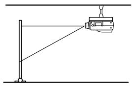 EPSON EMP-8150NL - Visualisation d/images projetées par le devant à l'aide d'un projecteur suspendu au plafond - 2