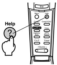 EPSON EMP-8150NL - Appuyez sur la touche [Help]. - 2