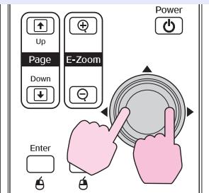 EPSON EMP-82 - Réglez la synchronisation jusqu'à ce que le bruit horizontal disparaisse de l'image. - 2