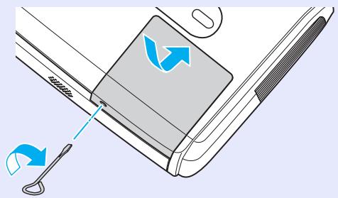 EPSON EMP-82 - Remontez le couvercle de la lampe. - 1
