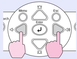 EPSON EMP-82 - Réglez l'alignement jusqu'à ce que les bandes verticales disparaissent de l'image. - 3