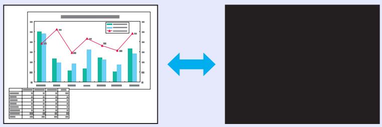 EPSON EMP-82 - Mise en pause de l'image et du son (pause a/v) - 1