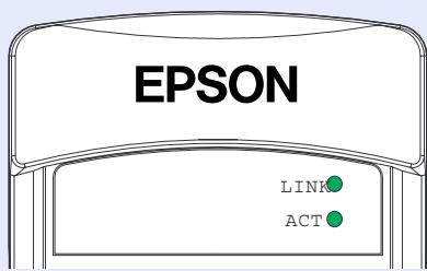 EPSON EMP-830 - État duvoyant d'accès de la carte réseau local sans fil - 1