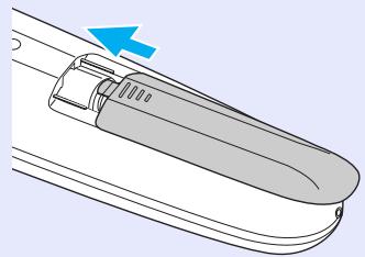 EPSON EMP-835 - Remontez le couvercle du compartment à piles. - 1