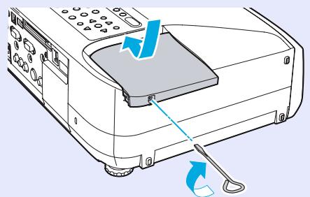 EPSON EMP-835 - Remontez le couvercle de la lampe. - 1