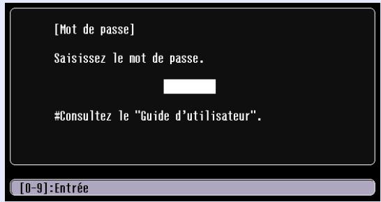 EPSON EMP-835 - Lorsque "Protec. démarche" est activé (ON) - 1