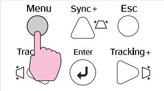 EPSON EMP-835 - Appuyez sur la touche [Menu] . - 2