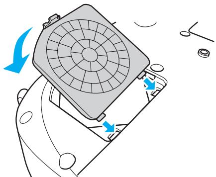 EPSON EMP-S1 - Replacez le couvercle du filtré à air. - 1
