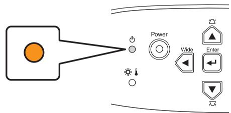 EPSON EMP-S1 - Mise sous tension du projecteur - 3
