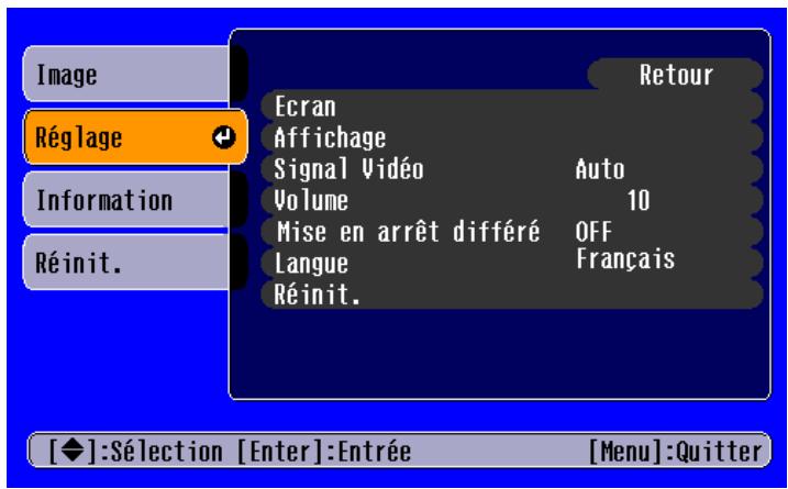 EPSON EMP-S1 - Appuyez sur la touche [Menu] - 4