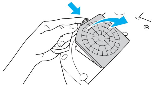 EPSON EMP-S1 - ■ Remplacement du filtré à air - 1