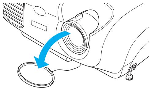 EPSON EMP-S1 - Mise sous tension du projecteur - 1