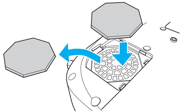 EPSON EMP-S1 - Remplacez le filtré à air par un filtrre neuf. - 1