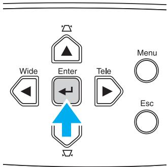 EPSON EMP-S1 - Appuyez sur la touche [←]. - 1