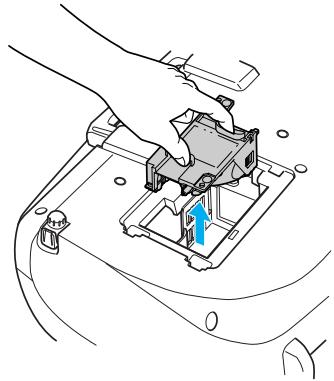 EPSON EMP-S1H - Ouvrez le couvercle de la lampe. - 3