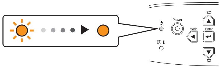 EPSON EMP-S1H - Mise hors tension du projecteur - 4