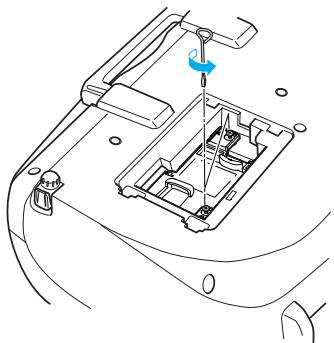 EPSON EMP-S1H - Ouvrez le couvercle de la lampe. - 2