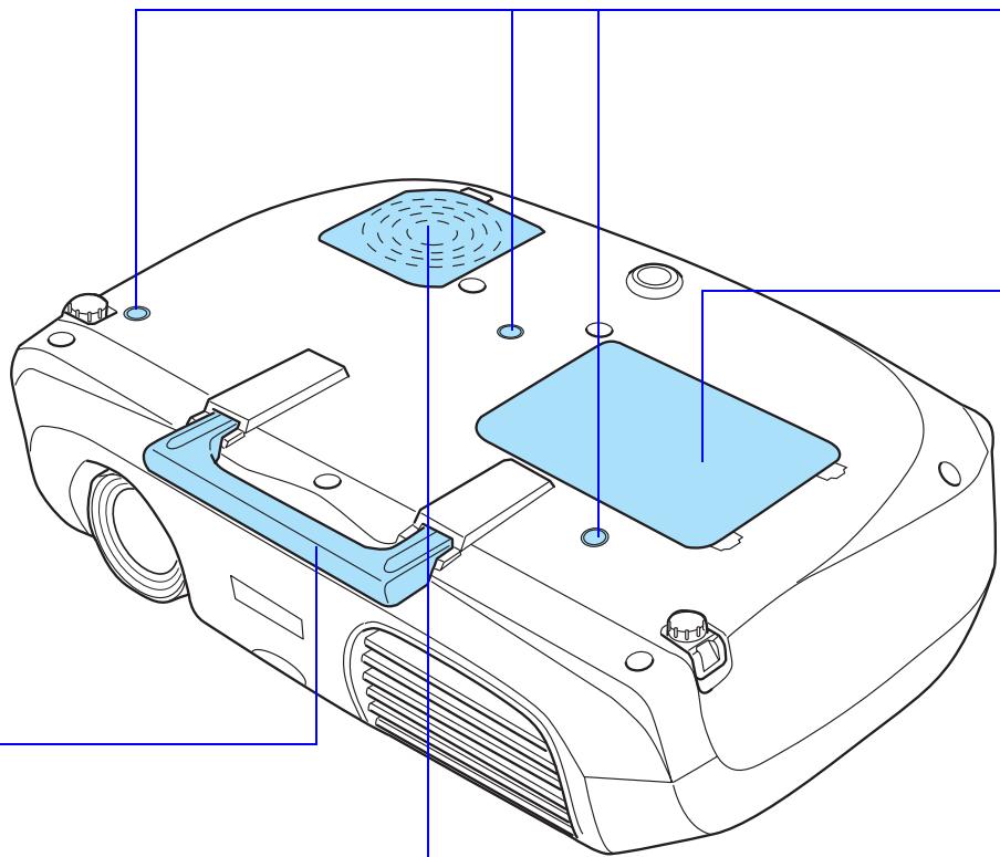 EPSON EMP-S1H - Vue du dessous - 1