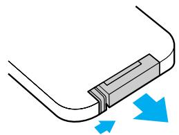 EPSON EMP-S1H - Extrayez le tiroir porte-pile. - 1