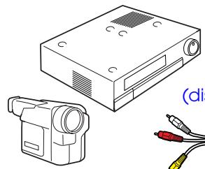 EPSON EMP-S1H - Reproduction du son provenant de l'équipement vidéo - 1