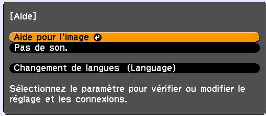 EPSON EMP-S4 - Confirmez l'option sélectionnée. - 1