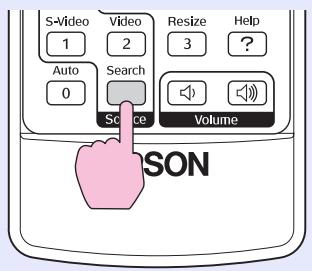 EPSON EMP-S4 - Lancez la recherche de source. - 1