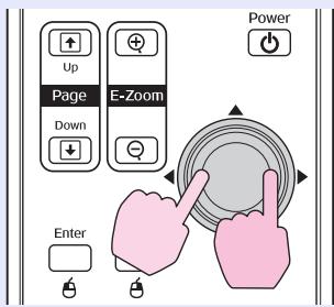 EPSON EMP-S4 - Réglez l'alignement jusqu'à ce que les bandes verticales disparaissent de l'image. - 2