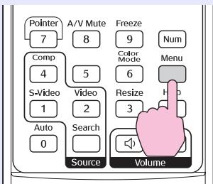 EPSON EMP-S4 - Sélectionnez "Signal" dans le menu de configuration, puis sélectionnez "Alignment". - 1