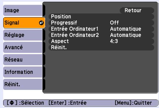 EPSON EMP-S5 - Menu Signal (EMP-83/822 uniqueness) - 2