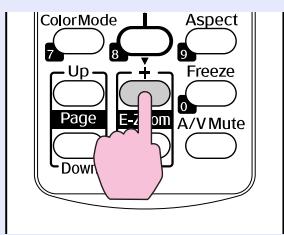 EPSON EMP-S5 - Effectuez l'agrandissement. - 1