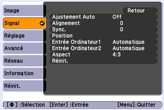 EPSON EMP-S5 - Menu Signal (EMP-83/822 uniqueness) - 1